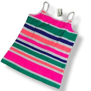 PSNY P.S. from Aeropostale Girls Tank Top Size 5 Pink Green White Babyfit NEW